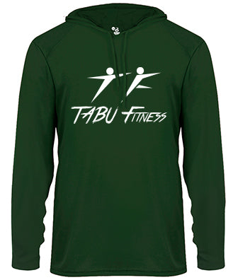 TABU Fitness Long Sleeve Hoodie Performance Tee