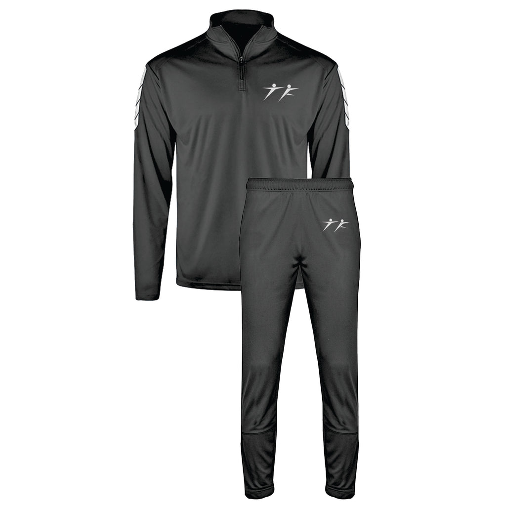 TABU's Adult Metallic 1/4 Zipper Jacket Set