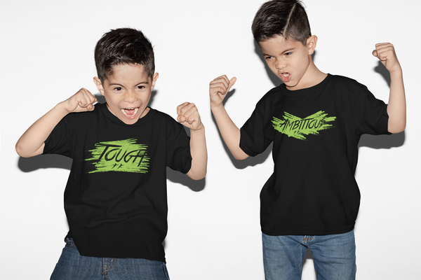 Youth Unisex Black TF Ambitious Crew Neck T-shirt
